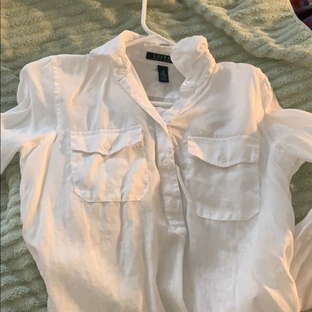 White Ralph Lauren shirt